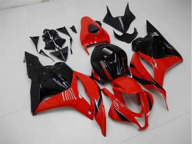 ABS Carenado Motocicleta Honda CBR 600 RR 2009-2012 - Rojo Negro ABS Carenado Motocicleta Honda CBR 600 RR 2009-2012 - Rojo Negro