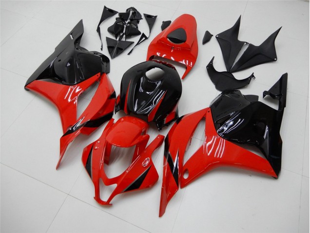 ABS Carenado Motocicleta Honda CBR 600 RR 2009-2012 - Rojo Negro ABS Carenado Motocicleta Honda CBR 600 RR 2009-2012 - Rojo Negro