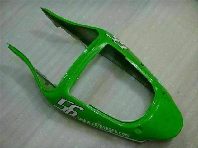 ABS Carenado Motocicleta Kawasaki ZX6R 2000-2002 - Verde Negro ABS Carenado Motocicleta Kawasaki ZX6R 2000-2002 - Verde Negro