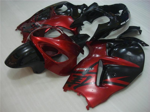 ABS Carenado Motocicleta Suzuki GSXR 1300 Hayabusa 1996-2007 - Rojo Negro ABS Carenado Motocicleta Suzuki GSXR 1300 Hayabusa 1996-2007 - Rojo Negro