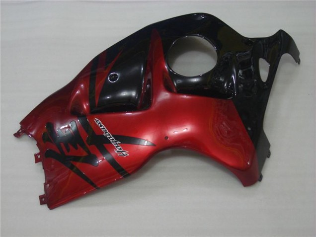 ABS Carenado Motocicleta Suzuki GSXR 1300 Hayabusa 1996-2007 - Rojo Negro ABS Carenado Motocicleta Suzuki GSXR 1300 Hayabusa 1996-2007 - Rojo Negro
