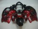 ABS Carenado Motocicleta Suzuki GSXR 1300 Hayabusa 1996-2007 - Rojo Negro ABS Carenado Motocicleta Suzuki GSXR 1300 Hayabusa 1996-2007 - Rojo Negro
