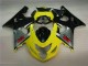 ABS Carenado Motocicleta Suzuki GSXR 600 / 750 K4 2004-2005 - Amarillo Negro ABS Carenado Motocicleta Suzuki GSXR 600 / 750 K4 2004-2005 - Amarillo Negro