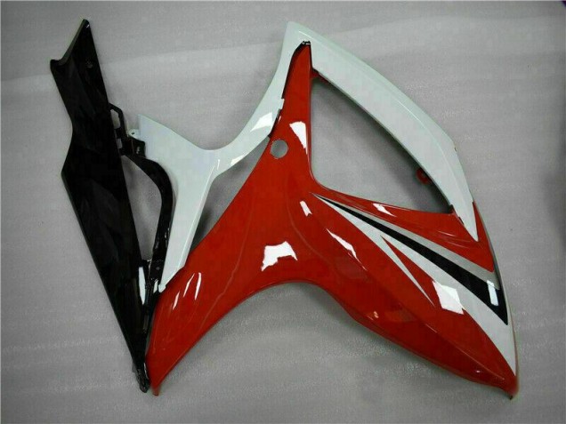 ABS Carenado Motocicleta Suzuki GSXR 600 / 750 K6 2006-2007 - Rojo Blanco ABS Carenado Motocicleta Suzuki GSXR 600 / 750 K6 2006-2007 - Rojo Blanco