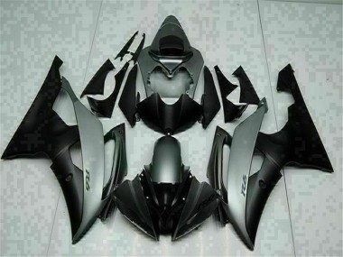ABS Carenado Motocicleta Yamaha R6 2008-2016 - Gris Negro