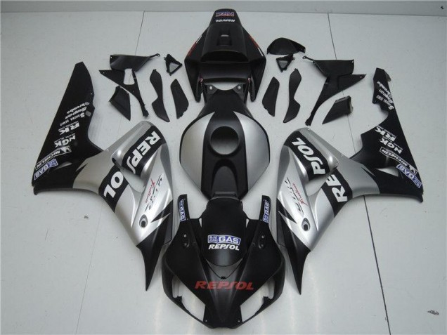 ABS Kits Carenado Moto Honda CBR 1000 RR 2004-2005 - Negro Plata Repsol ABS Kits Carenado Moto Honda CBR 1000 RR 2004-2005 - Negro Plata Repsol