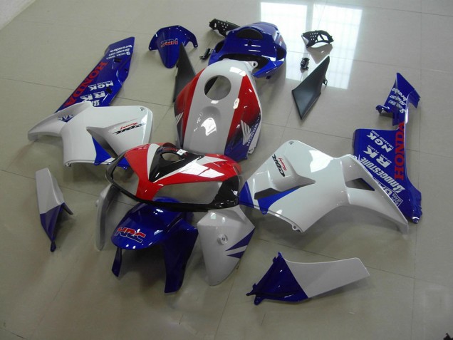 ABS Kits Carenado Moto Honda CBR 600 RR 2005-2006 - Blanco Azul Rojo HRC ABS Kits Carenado Moto Honda CBR 600 RR 2005-2006 - Blanco Azul Rojo HRC