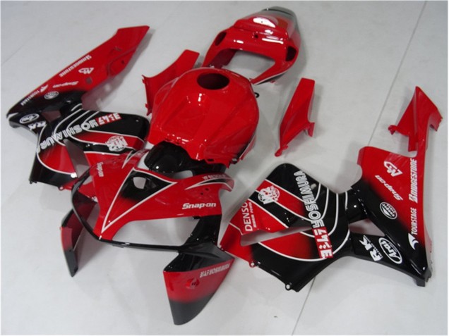 ABS Kits Carenado Moto Honda CBR 600 RR 2005-2006 - Rojo Negro ABS Kits Carenado Moto Honda CBR 600 RR 2005-2006 - Rojo Negro