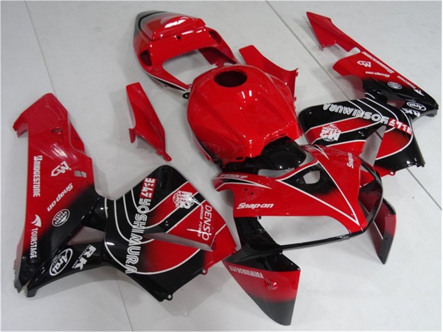 ABS Kits Carenado Moto Honda CBR 600 RR 2005-2006 - Rojo Negro ABS Kits Carenado Moto Honda CBR 600 RR 2005-2006 - Rojo Negro