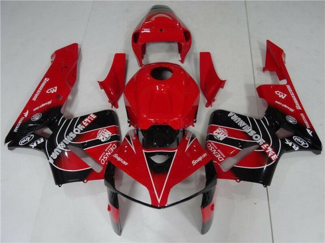 ABS Kits Carenado Moto Honda CBR 600 RR 2005-2006 - Rojo Negro ABS Kits Carenado Moto Honda CBR 600 RR 2005-2006 - Rojo Negro