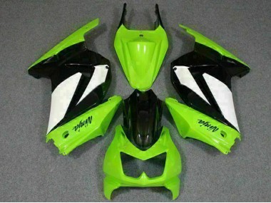 ABS Kits Carenado Moto Kawasaki EX250 2008-2012 - Verde Negro Ninja