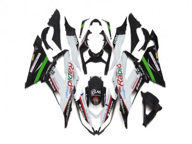 ABS Kits Carenado Moto Kawasaki ZX6R 2013-2018 - Blanco Negro
