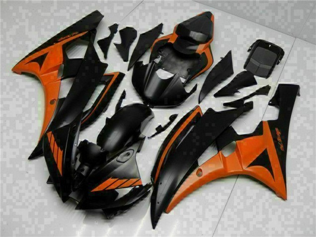 ABS Kits Carenado Moto Yamaha R6 2006-2007 - Naranja Negro ABS Kits Carenado Moto Yamaha R6 2006-2007 - Naranja Negro