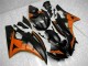 ABS Kits Carenado Moto Yamaha R6 2006-2007 - Naranja Negro ABS Kits Carenado Moto Yamaha R6 2006-2007 - Naranja Negro