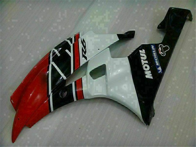 ABS Kits Carenado Moto Yamaha R6 2006-2007 - Rojo Blanco ABS Kits Carenado Moto Yamaha R6 2006-2007 - Rojo Blanco