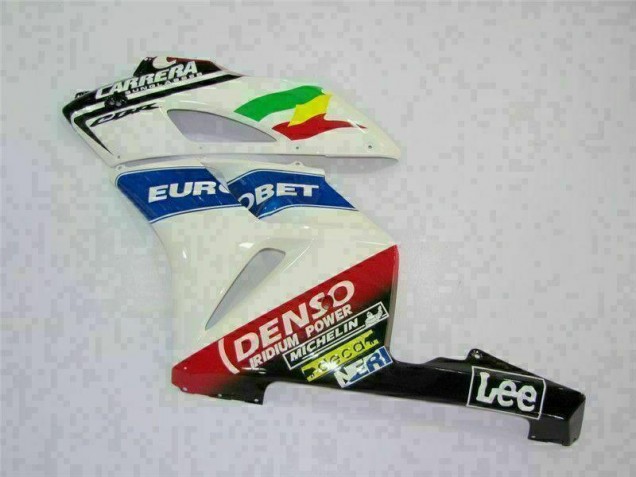 ABS Moto Plástica Honda CBR 1000 RR 2004-2005 - Blanco Rojo ABS Moto Plástica Honda CBR 1000 RR 2004-2005 - Blanco Rojo