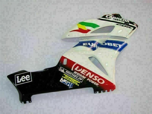 ABS Moto Plástica Honda CBR 1000 RR 2004-2005 - Blanco Rojo ABS Moto Plástica Honda CBR 1000 RR 2004-2005 - Blanco Rojo