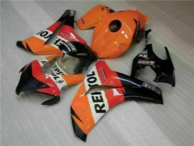 ABS Moto Plástica Honda CBR 1000 RR 2008-2011 - Naranja Repsol ABS Moto Plástica Honda CBR 1000 RR 2008-2011 - Naranja Repsol