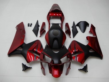 ABS Moto Plástica Honda CBR 600 RR 2003-2004 - Rojo Negro