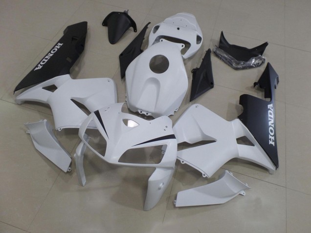 ABS Moto Plástica Honda CBR 600 RR 2005-2006 - Blanco Negro ABS Moto Plástica Honda CBR 600 RR 2005-2006 - Blanco Negro