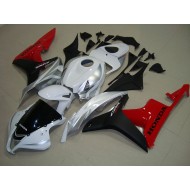 ABS Moto Plástica Honda CBR 600 RR 2007-2008 - Blanco Negro Rojo