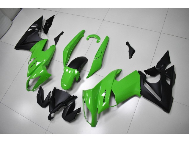 ABS Moto Plástica Kawasaki EX650 2009-2011 - Verde Negro ABS Moto Plástica Kawasaki EX650 2009-2011 - Verde Negro