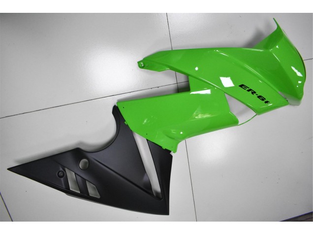 ABS Moto Plástica Kawasaki EX650 2009-2011 - Verde Negro ABS Moto Plástica Kawasaki EX650 2009-2011 - Verde Negro