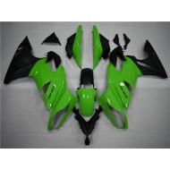 ABS Moto Plástica Kawasaki EX650 2009-2011 - Verde Negro