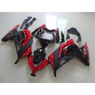 ABS Moto Plástica Kawasaki ZX 300R 2013-2016 - Rojo Negro