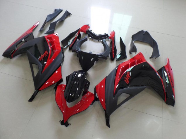 ABS Moto Plástica Kawasaki ZX 300R 2013-2016 - Rojo Negro ABS Moto Plástica Kawasaki ZX 300R 2013-2016 - Rojo Negro