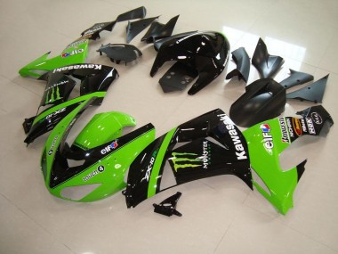 ABS Moto Plástica Kawasaki ZX10R 2006-2007 - Verde Monster