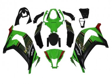 ABS Moto Plástica Kawasaki ZX10R 2011-2015 - Verde Negro