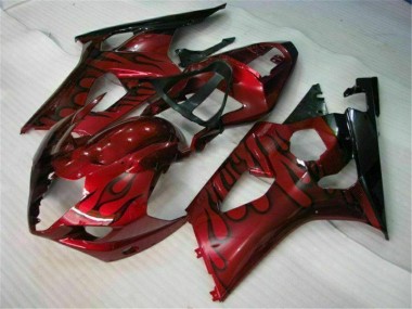 ABS Moto Plástica Suzuki GSXR 1000 K3 2003-2004 - Rojo
