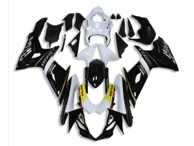 ABS Moto Plástica Suzuki GSXR 600 / 750 K11 2011-2021 - Negro Blanco