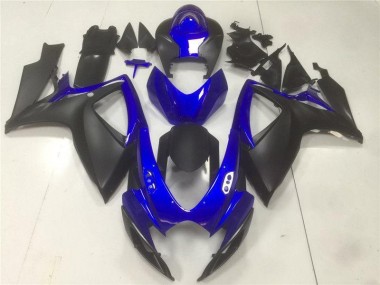ABS Moto Plástica Suzuki GSXR 600 / 750 K6 2006-2007 - Azul Negro
