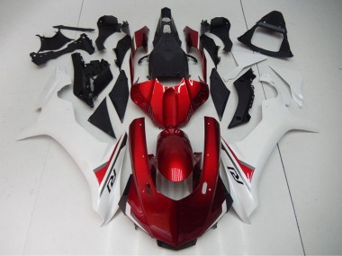 ABS Moto Plástica Yamaha R1 2015-2019 - Rojo Blanco