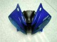ABS Moto Plástica Yamaha R6 2006-2007 - Azul Negro ABS Moto Plástica Yamaha R6 2006-2007 - Azul Negro