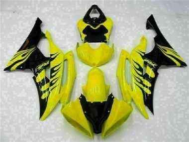 ABS Moto Plástica Yamaha R6 2008-2016 - Amarillo Negro