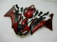 ABS Moto Plástica Yamaha R6 2008-2016 - Rojo Negro ABS Moto Plástica Yamaha R6 2008-2016 - Rojo Negro