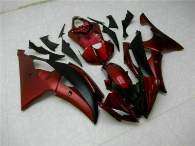ABS Moto Plástica Yamaha R6 2008-2016 - Rojo Negro