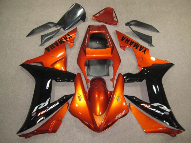 ABS Moto Plástico Honda CBR 1000 RR 2004-2005 - Naranja Negro ABS Moto Plástico Honda CBR 1000 RR 2004-2005 - Naranja Negro