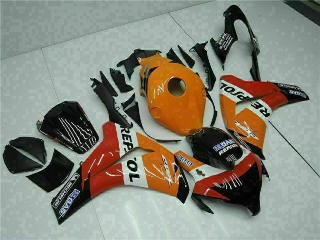 ABS Moto Plástico Honda CBR 1000 RR 2008-2011 - Naranja Repsol ABS Moto Plástico Honda CBR 1000 RR 2008-2011 - Naranja Repsol