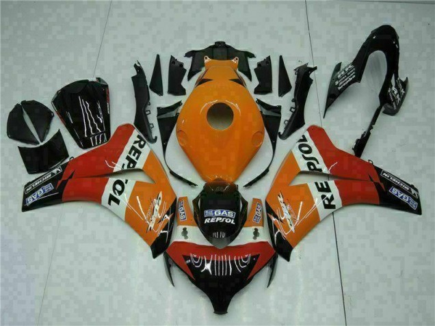 ABS Moto Plástico Honda CBR 1000 RR 2008-2011 - Naranja Repsol ABS Moto Plástico Honda CBR 1000 RR 2008-2011 - Naranja Repsol