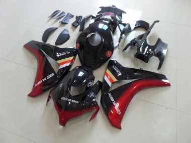 ABS Moto Plástico Honda CBR 1000 RR 2008-2011 - Negro Rojo Mugen