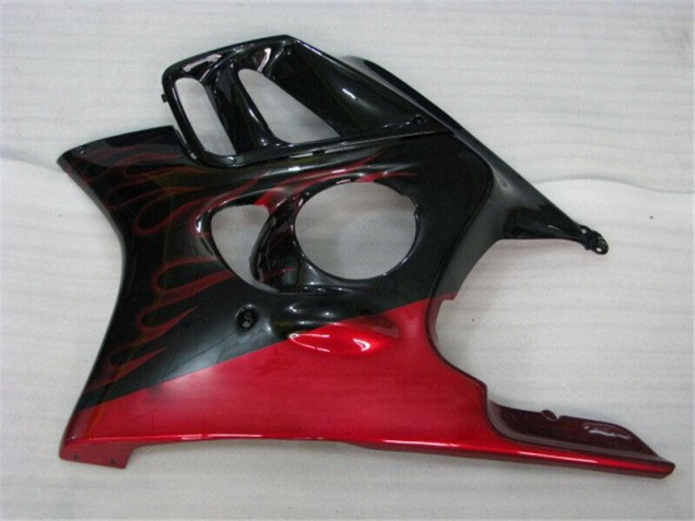 ABS Moto Plástico Honda CBR 600 F3 1995-1998 - Negro Rojo Llama ABS Moto Plástico Honda CBR 600 F3 1995-1998 - Negro Rojo Llama
