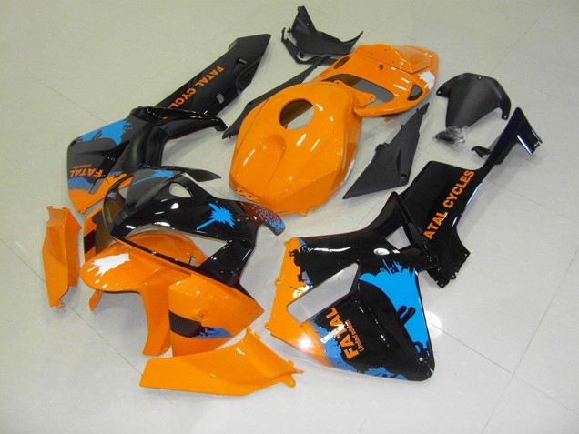 ABS Moto Plástico Honda CBR 600 RR 2005-2006 - Naranja Negro ABS Moto Plástico Honda CBR 600 RR 2005-2006 - Naranja Negro