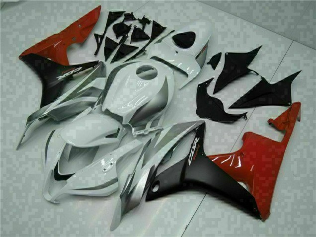 ABS Moto Plástico Honda CBR 600 RR 2007-2008 - Blanco Negro Rojo ABS Moto Plástico Honda CBR 600 RR 2007-2008 - Blanco Negro Rojo