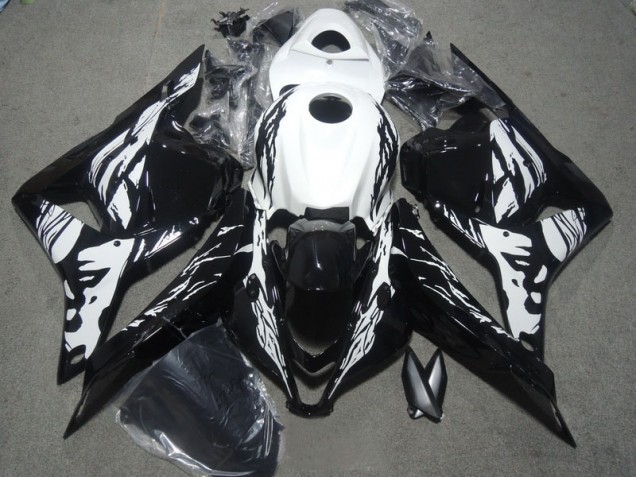 ABS Moto Plástico Honda CBR 600 RR 2009-2012 - Negro Blanco