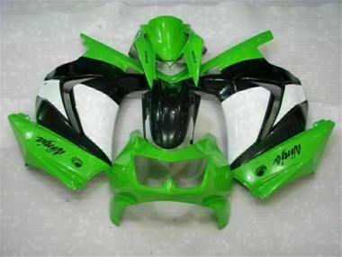 ABS Moto Plástico Kawasaki EX250 2008-2012 - Verde Negro Ninja