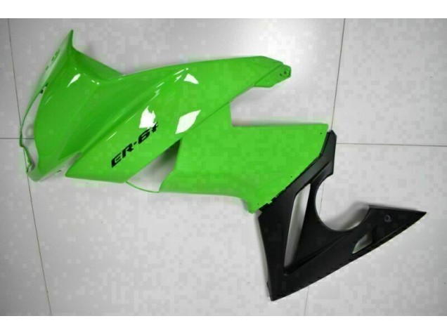 ABS Moto Plástico Kawasaki EX650 2009-2011 - Verde Negro ABS Moto Plástico Kawasaki EX650 2009-2011 - Verde Negro